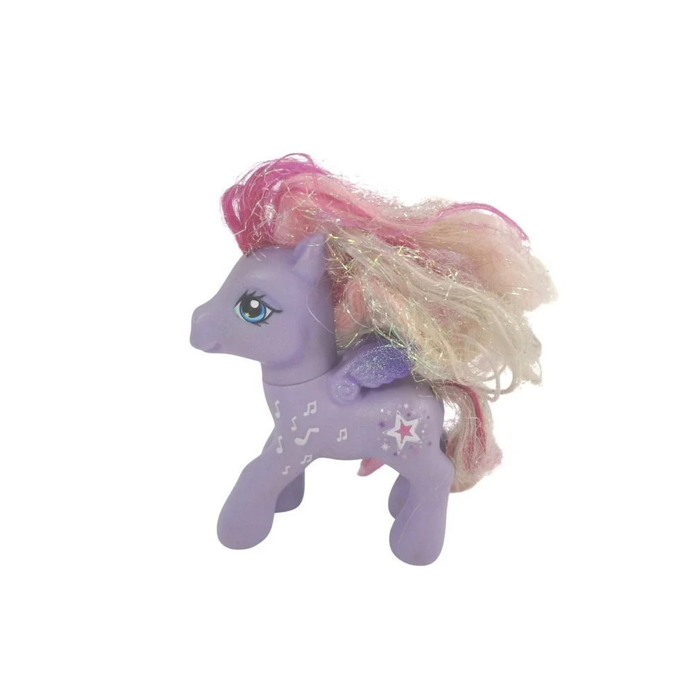 My Little‎ Pony Pegasus Lavender Purple Star Music Notes Wings Toy 25th Birthday